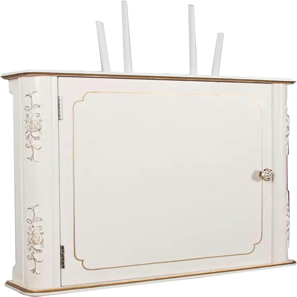 Router Storage Box,Cable Box wall Mount, Router Shelf, Router Storage Box Wireless Router Shelf TV Lower Row Socket Occlusion Box for Bedroom Living Room(51x30x10cm)