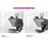 14 Inch Large Teleprompter, Wide Angle Aluminum Alloy Adjustable Teleprompter with APP Remote Control, Supports DSLR Webcam Smartphone, for Live Streaming view 4