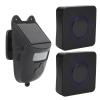 RYGVPR Solar Driveway Alarm, Solar Driveway Alarm with 120 Degree Detection: 2 Receivers, 38 Songs, Sensitivity -, Surveillance Systems view 1