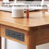 Recessed Power Strip Fast Charging Outlet USB C USB A Ports for Furniture 12A (Black) view 4