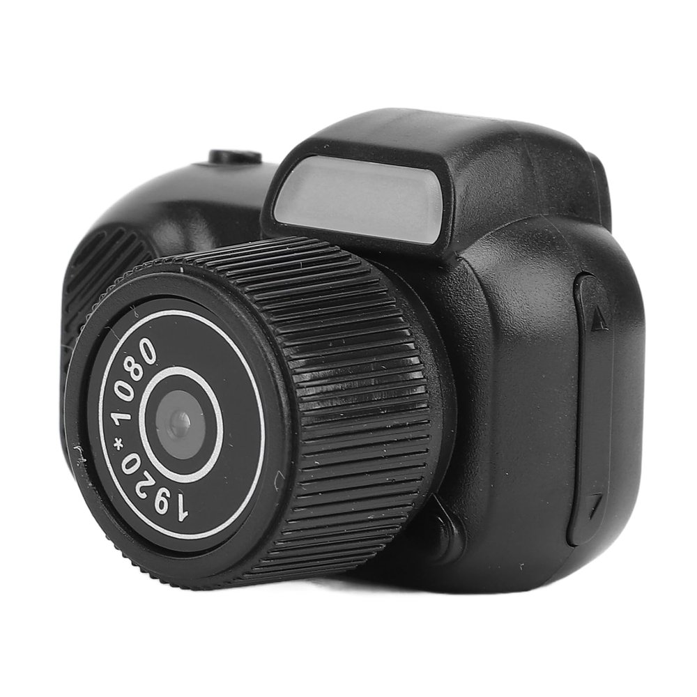 Asixxsix 1080P Small Action Camera, Micro USB 2MP Vintage Video Vlogging Camera Wearable Pocket Thumb Camera with Lanyard for Travel Sports Vlog