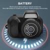 Asixxsix 1080P Small Action Camera, Micro USB 2MP Vintage Video Vlogging Camera Wearable Pocket Thumb Camera with Lanyard for Travel Sports Vlog view 4