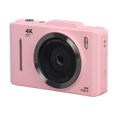 4K Digital Camera, 48MP Autofocus Vlogging Camera with 2.8in HD Screen, 16X Digital Zoom Camera for Photography and Video, Portable Point and Shoot Cameras for Teens
