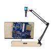 RYGVPR Robust Microscope Arm Stand with 360 Rotation, Long Working Distance, Universal Telescopic Folding for Industrial Camera view 2