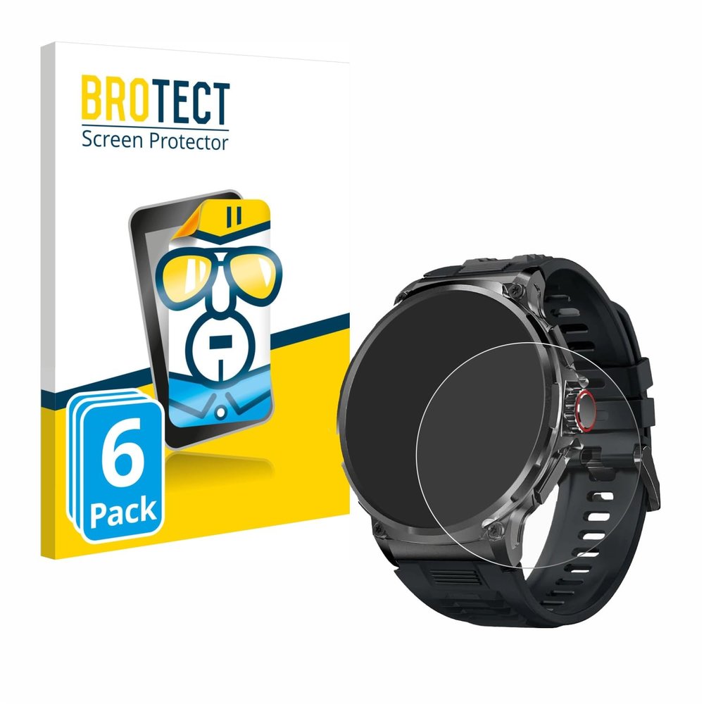 brotect Screen Protector Compatible with Stahlgear Zeus 1.85" (6 Pack) - HD-Clear Protection Film