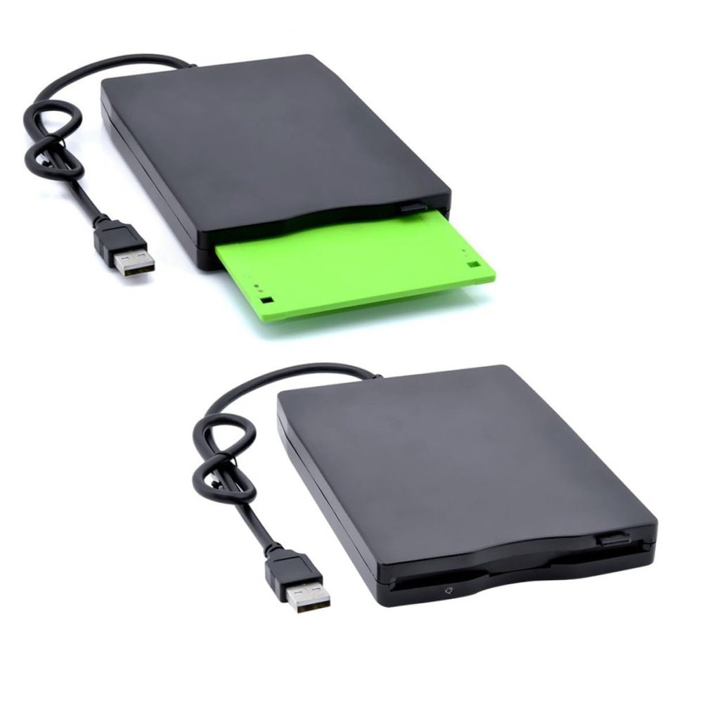 BELLIFFY USB External Disk Drive Floppy Disk Driver Fast Data to Use No External Power Needed