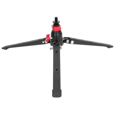 Aluminum Mini Tripod, Tabletop Desktop Stand Compact Tripod with 3/8 Inch Screw, Desktop Tabletop Stand Grip Accessories, for Gimbal Stabilizer DSLR Camera and Monopod Black