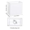 GLSTOY Navy Rectangle Fabric Lamp Shade Small Square Table Lamp Shade Home Decor Accessory view 2