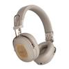House of Marley Positive Vibration Riddim On-Ear Headphones, 50-Hour Playtime, Quick Charge, Crystal Clear Calls, Sustainable Bamboo (Cream) view 1