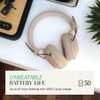 House of Marley Positive Vibration Riddim On-Ear Headphones, 50-Hour Playtime, Quick Charge, Crystal Clear Calls, Sustainable Bamboo (Cream) view 3