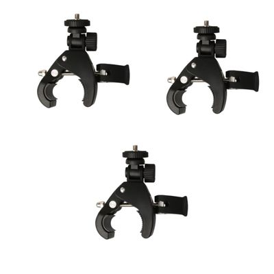 ARTIBETTER 3pcs Smartphone Holder Adapter Live Stream Phone Mount Tablet Phone Clamp Mobile Stand Grip for Travel
