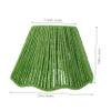 Woven Paper Rope Lamp Shade Cover Universal E27 E14 Green view 2