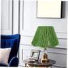 Woven Paper Rope Lamp Shade Cover Universal E27 E14 Green view 3