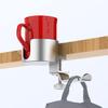 HOLIDYOYO Adjustable Rotating Desk Mount Headphone Hanger Multi-Function Cup Holder Premium Aluminum Alloy Non-Slip Design for Home Office and Bars view 3