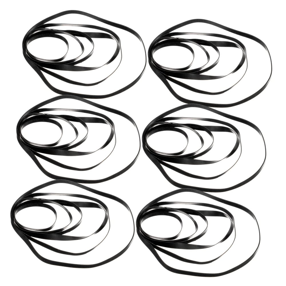 WATIIFUFU 50pcs Optical Drive Repeater Belt Cassette Deck Flat Belts Replacement for Tape Recorders Players