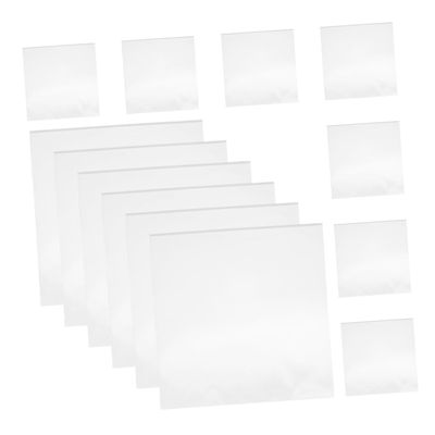 Garneck 60pcs Vinyl Record Sleeves Transparent Adhesive Outer for Vinyl Records Sturdy Storage to Preserve and Display Your Collection
