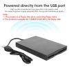 lvifloae Portable Floppy Drive 3.5 Inch Card Reader Removable External Computer Accessory for PC Windows Laptop view 2