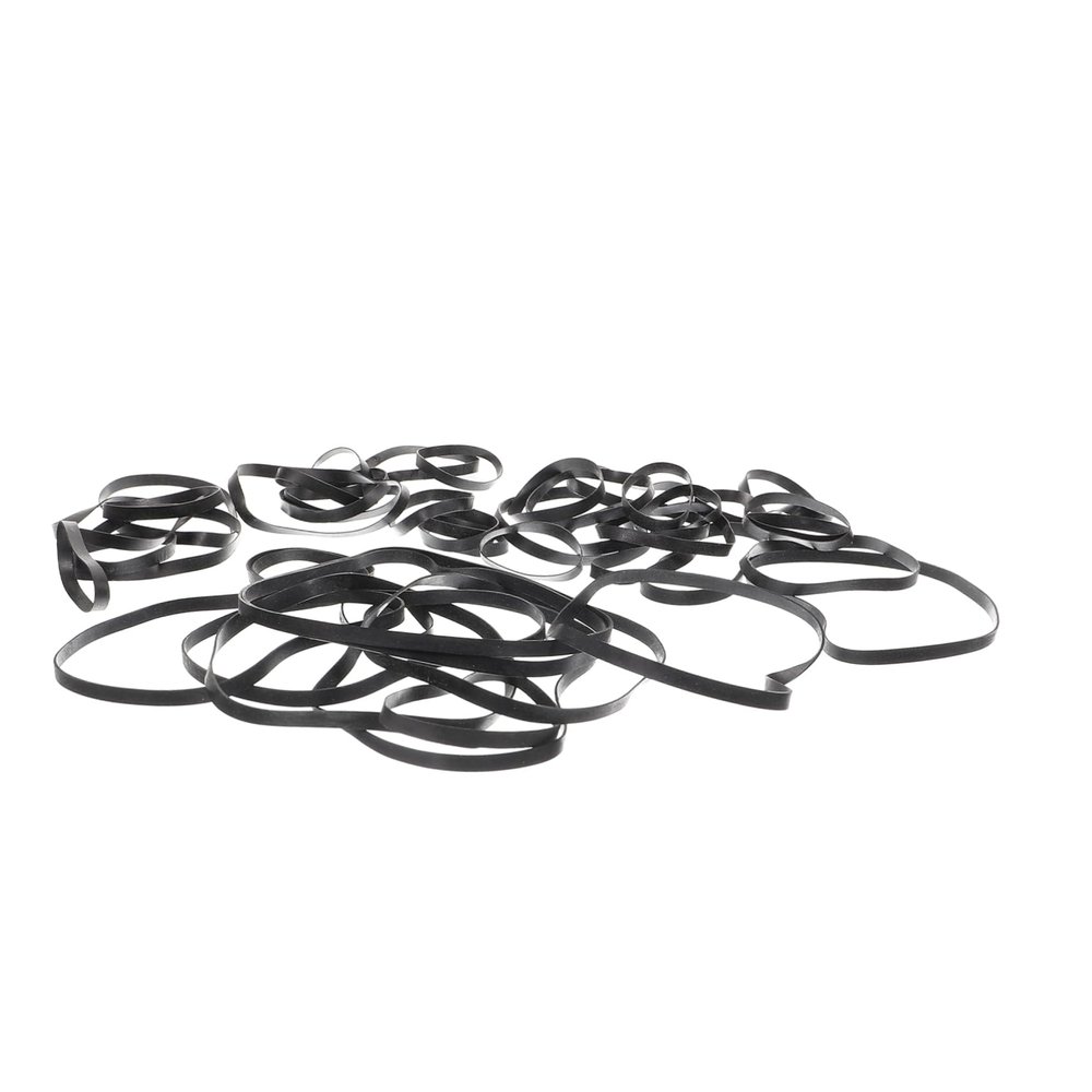 TINEASUR 50pcs Cassette Belts for Recorder Repair Drive Belt 4mm Rubber Tape Maintenance