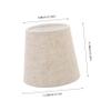 AUTSUPPL 2pcs Lamp Shade Replacement for Table Lamps Softening Light Cover for Bedroom and Living Room Decor Home Lampshade view 2