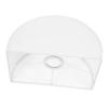 Levemolo Replacement Semicircle Lampshade Decorative Light Cover for Ceiling Light Table Lamp Woven Fabric Shade view 1