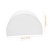 Levemolo Replacement Semicircle Lampshade Decorative Light Cover for Ceiling Light Table Lamp Woven Fabric Shade view 2