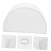 Levemolo Replacement Semicircle Lampshade Decorative Light Cover for Ceiling Light Table Lamp Woven Fabric Shade view 4