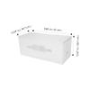 WHAMVOX Box Organizer Heat Dissipation Multi-functional Storage for Desk Cords Sockets Chargers Keeps Wires Safe for Home Office Use view 4