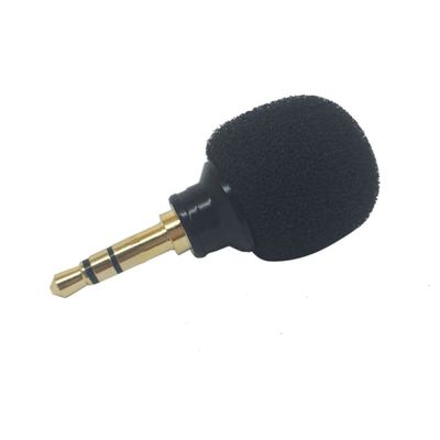 Alasum Mini Portable Microphone for Compatible Mobile Phones and Laptops for Chatting Easy to Carry Black Color