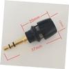 Alasum Mini Portable Microphone for Compatible Mobile Phones and Laptops for Chatting Easy to Carry Black Color view 2