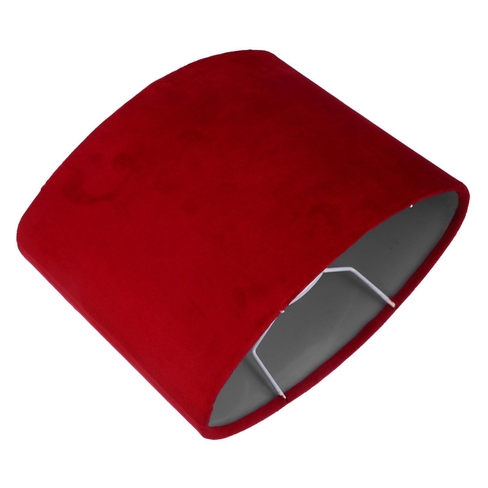 ULDIGI Oval Velvet Lampshade Soft Light Cover for Modern Table Lamp Easy Install for Bedroom Living Room