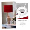 ULDIGI Oval Velvet Lampshade Soft Light Cover for Modern Table Lamp Easy Install for Bedroom Living Room view 3