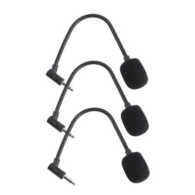 GLSTOY 3pcs Small Mic for Wireless Microphone Attachable Microphone for Home Office