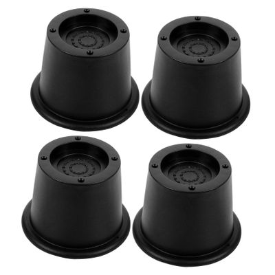 4pcs Silicone Chair Leg Caps for Table Feet, Black Protectors