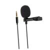 BELLIFFY Clip Omnidirectional Lavalier Microphone Audio for Recording Interviews and Webcasts Lightweight Design for Smartphones and Computers Black view 2
