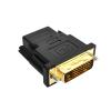 ACGTUY HD Female to DVI Male Adapter Converter HDMI- Compatible to DVI Cable Switch Fit Compatible PC Fit Compatible HDTV PS3 Projector LCD TV Box TV view 1