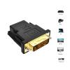 ACGTUY HD Female to DVI Male Adapter Converter HDMI- Compatible to DVI Cable Switch Fit Compatible PC Fit Compatible HDTV PS3 Projector LCD TV Box TV view 2