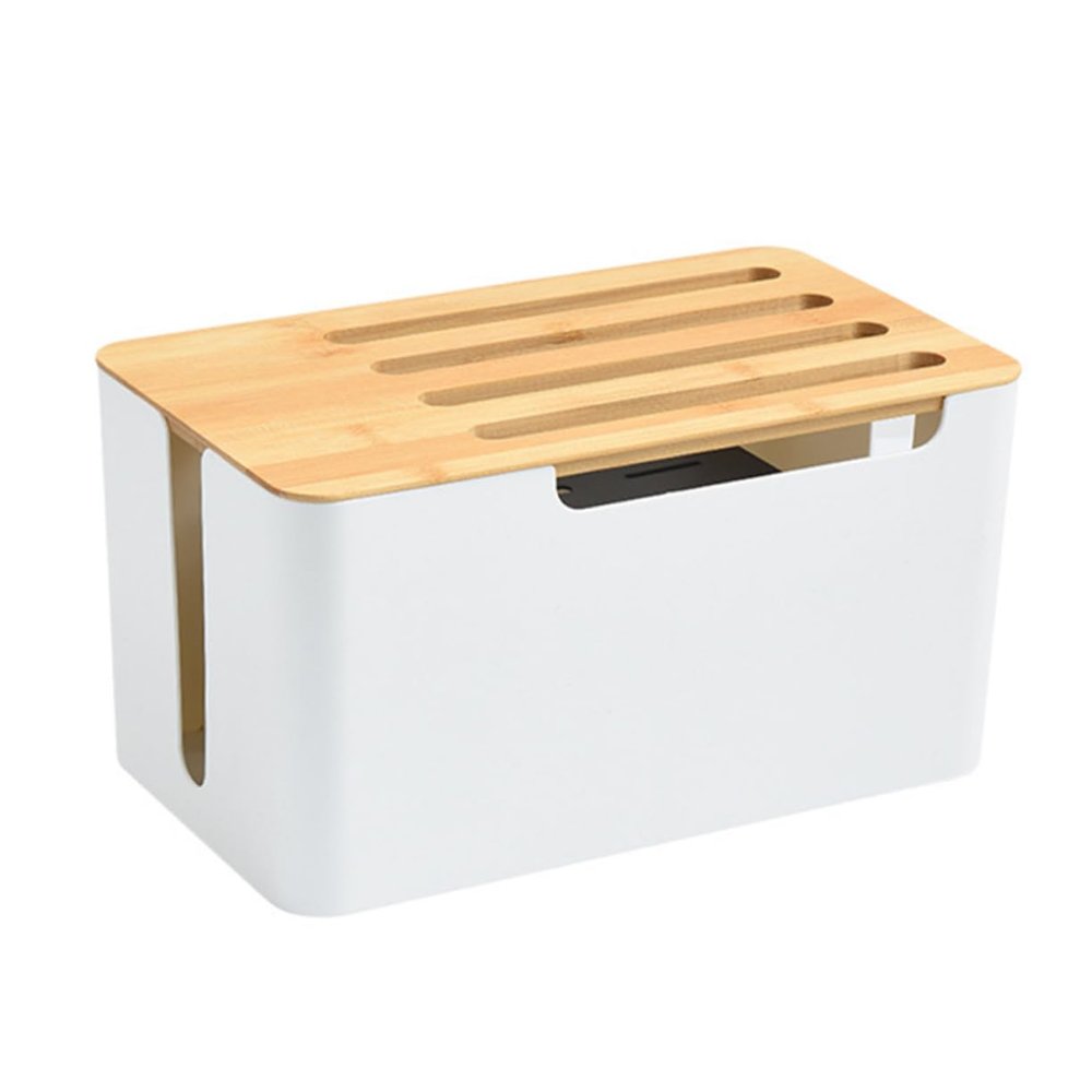 ARTIBETTER Cable Organizer for Desk Wire Storage Box Router Storage Case Home Accessories
