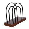 GETAJGHSD Vinyl Record Storage Rack Cd Organizer Modern Napkin Holder Record Shelf Rack view 1