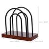 GETAJGHSD Vinyl Record Storage Rack Cd Organizer Modern Napkin Holder Record Shelf Rack view 2