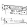 CAXUSD 1pc Practical Bus Bar Junction Block Cover for Rv Screw Terminals Posts High Terminal Block for Cars and Boats view 4