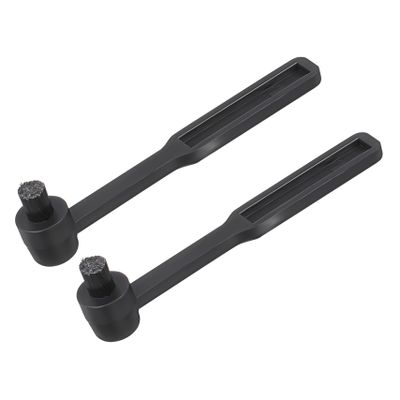 Alasum 2pcs Vinyl Record Cleaning Brush Soft Stylus Cleaner for Turntable Needles Compact Design for Gentle and Record for Audio Equipment Maintenance