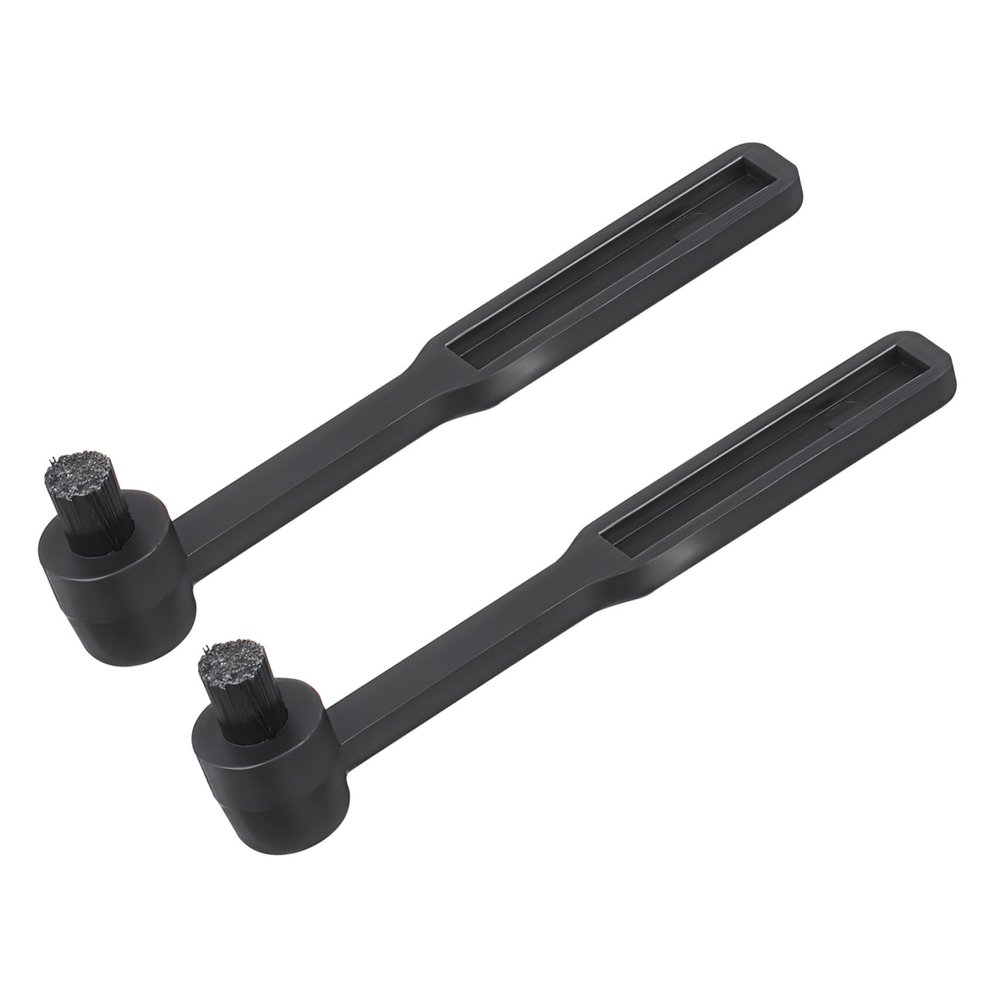 Alasum 2pcs Vinyl Record Cleaning Brush Soft Stylus Cleaner for Turntable Needles Compact Design for Gentle and Record for Audio Equipment Maintenance