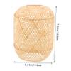 ARTIBETTER Desk Lamp Shade Bedroom Lampshades Bamboo Lampshades Decorative Light Covers for Room Lamps view 2