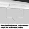 ZYXQQJ Pull Down Projector Screen 60in 72in Auto-Locking HD Projection Screen Retractable Movies Screen for Home Cinema Theater(60inch,16:9) view 4