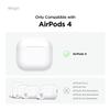 elago Armor Case Compatible with AirPods 4 Case - Compatible with AirPods 4th Generation Case, Carabiner Included, Supports Wireless Charging, Shock Resistant, Full Protection (Black) view 2