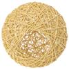 JEWEDECO Rustic Style Woven Lamp Shade Lightweight Natural Rattan Lampshade for Pendant and Ceiling Lights for Home and Restaurant Creates Warm Atmosphere view 1