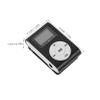 BRIGHTFUFU 32gb Mini USB Clip Player LCD Screen Supports Card Portable Music Player for Sports and Travel Black view 2
