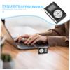 BRIGHTFUFU 32gb Mini USB Clip Player LCD Screen Supports Card Portable Music Player for Sports and Travel Black view 3