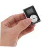 BRIGHTFUFU 32gb Mini USB Clip Player LCD Screen Supports Card Portable Music Player for Sports and Travel Black view 4