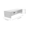 ARTIBETTER Office Monitor Riser and Desk Organizer for Computer Dual-layer Heightening Rack Drawer Sturdy Material for Use Neat Desktop view 2